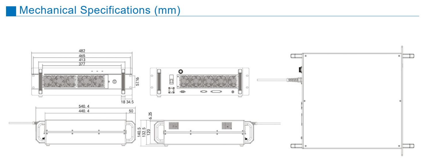 MFPT-120P 120W MOPA Pulsed Fiber Laser